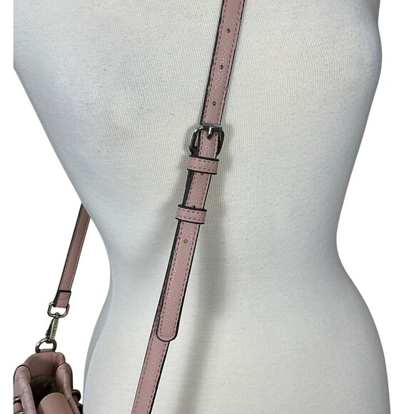 Steve Madden Crossbody Pink Faux Leather Logo BKIA Shopper Bag Straps & Handles - Picture 4 of 10